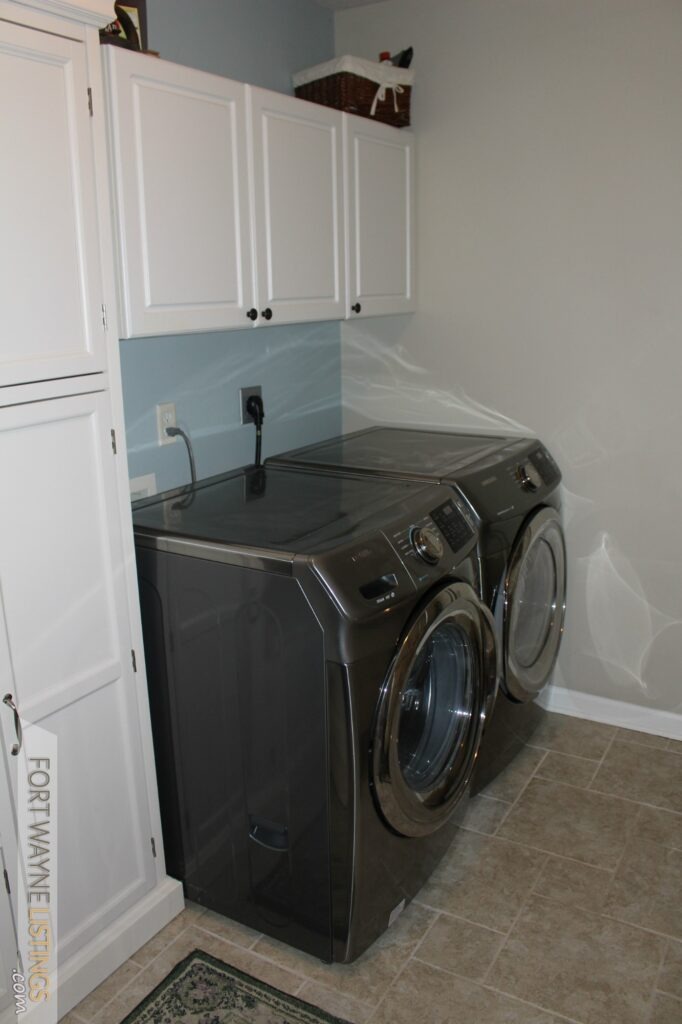 Laundry room tile room Nice Home Listing For Sale Basement Fort Wayne.