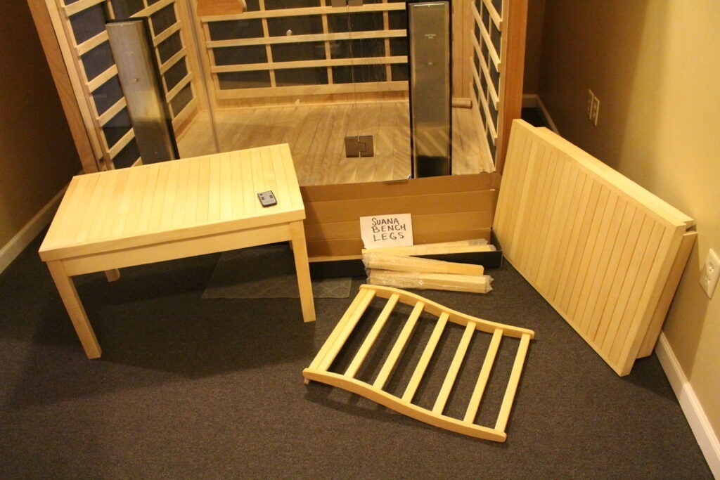 Clearlight Sanctuary Sauna with removable benches
